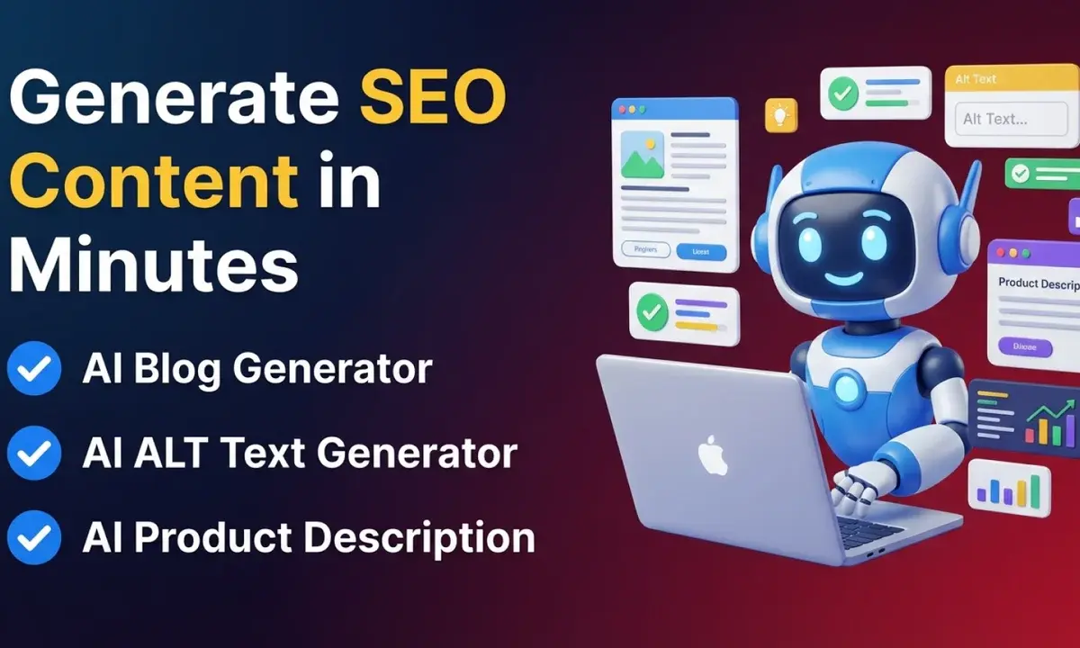 How InviGen AI Helps Shopify Merchants Create SEO Blogs, ALT Text, and Product Descriptions Faster